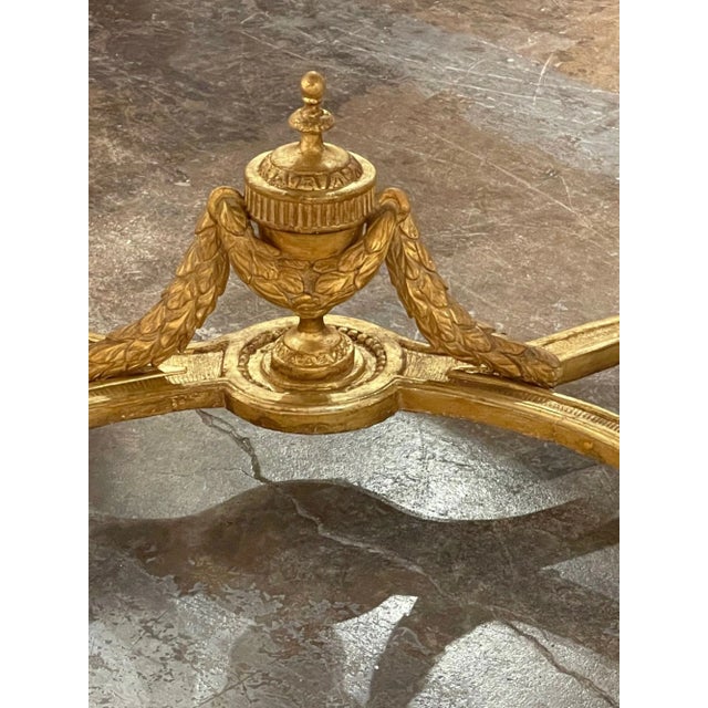 19th Century French Louis XVI Demi-Lune Console For Sale - Image 5 of 9