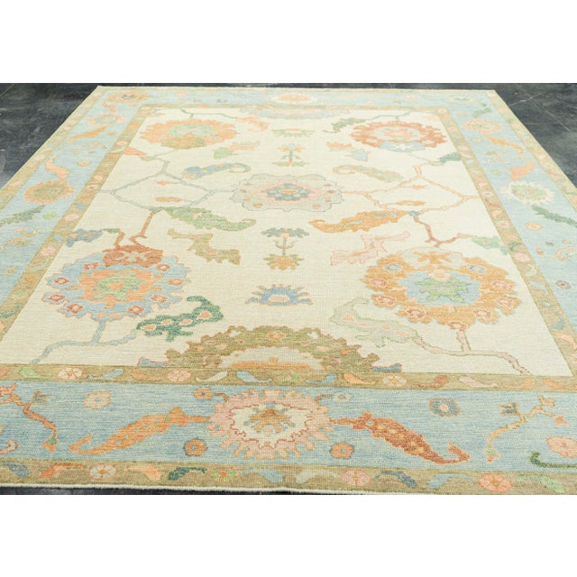 Turkish Oushak Rug 9'3" x 11'10" #22205 Explore a curated collection of hallway runners, wool rugs, and handmade...