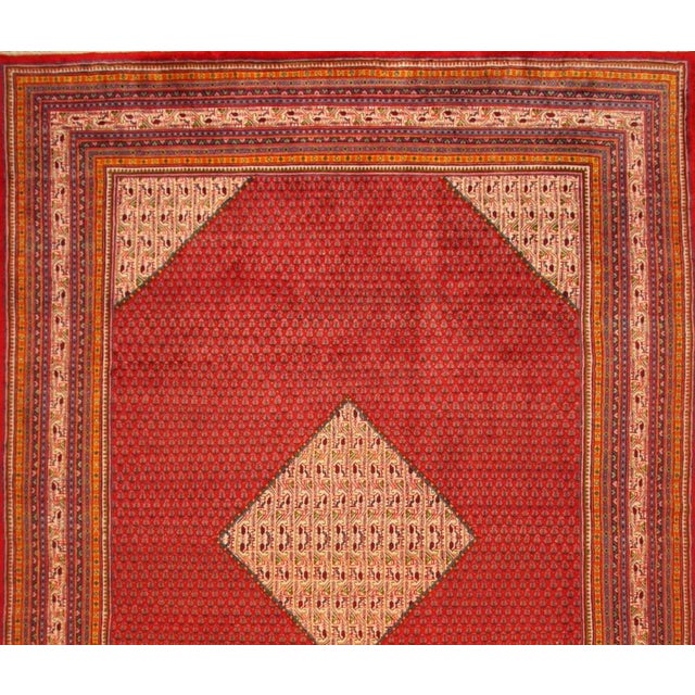 Middle Eastern Rug in Wool For Sale - Image 3 of 11