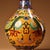 Yellow Vintage Chinese Gilt Copper Cloisonné "Garlic-Mouth" Floral Vase - 1360g For Sale - Image 8 of 10