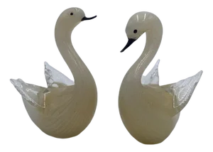 Cynus Bird Sculpture by Fornace Mian, Set of 2