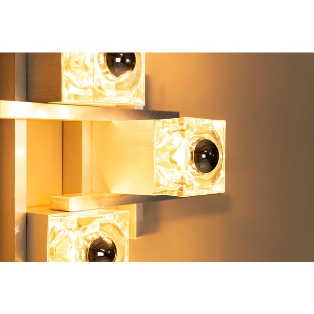 Wall Lamps in Aluminum by Gaetano Sciolari, Italy, 1970s, Set of 2 For Sale - Image 13 of 18