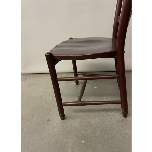 Tom Seely Solid Cherry Dining Side Chair – 6 Available For Sale - Image 4 of 10