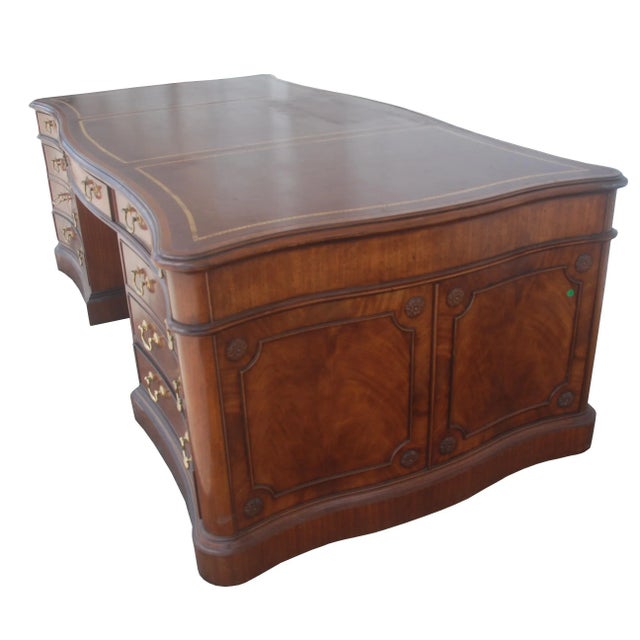 Baker Executive Partner Desk For Sale - Image 10 of 13
