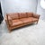 Brown Three-Seat Leather Sofas in Original Leather, by Mogens Hansen For Sale - Image 8 of 9