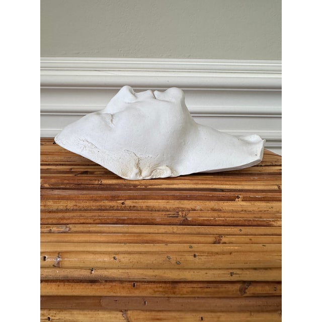 Sculpture Materials Art Deco Plaster Face Wall or Tabletop Sculpture For Sale - Image 7 of 12