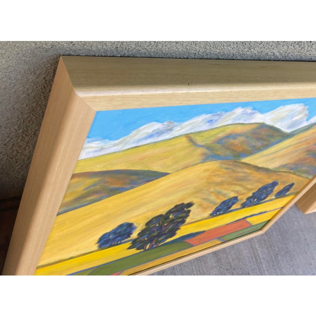 “Kissed by the Sun” Oil on Canvas Landscape by Joao De Brito For Sale In Monterey, CA - Image 6 of 7