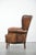 1990s Large Chesterfield English-Style Chair in Sheepskin Leather For Sale - Image 5 of 16
