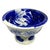 A beautifully formed Japanese blue and white porcelain footed bowl from the early Meiji period, circa 1860. The deep...