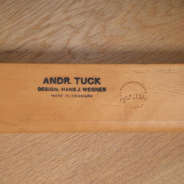 Brown AT008 Coffee Table in Oak by Hans Wegner, 1960s For Sale - Image 8 of 9