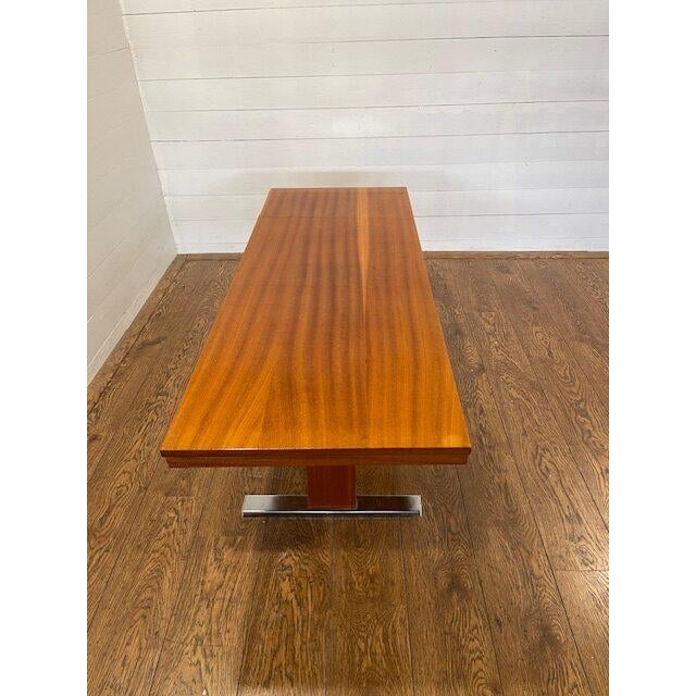 Vintage Coffee Table by Tatra Nabytok,with Chrome Feet, 1970 In superb original condition Dims: H=55 cm W= 150 cm D= 56 cm...