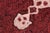 Textile No Pile Persian Vintage Red/Brown Wool Rug - 8'3'' X 11'7'' For Sale - Image 7 of 10