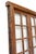 1940s Architectural Framed Door With 16 Pane Glass Natural Finish For Sale - Image 5 of 9