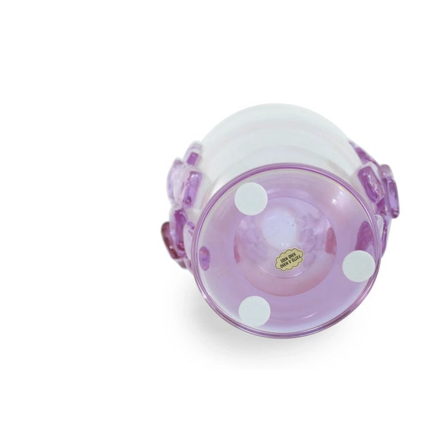 Late 20th Century Art Deco Style Murano Glass Decorative Vase For Sale - Image 5 of 13