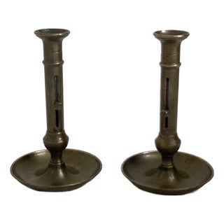 Brass Candlesticks, Set of 2 For Sale