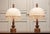 Mid-Century Modern Bedside Lamps in Pine and Linen by Yngve Ekström for Lystella, 1960s, Set of 2 For Sale - Image 3 of 9