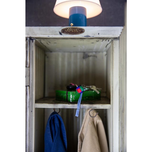 Industrial Vintage Wardrobe by Strafor, 1930s For Sale - Image 3 of 9
