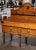 Late 19th Century 19th Century French Carved Butcher Block With Back, Cow Head and Chopping Knifes For Sale - Image 5 of 12