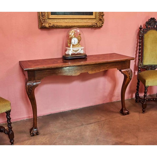 Antique Chippendale Console Table For Sale - Image 9 of 9