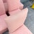 1980s Postmodern Pink Skirted Parsons Dining Chairs - Set of 6 For Sale - Image 5 of 7