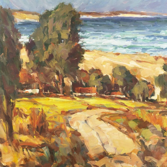 'The Elsinore Coast, Denmark' by Frederick Korburg, 1969 For Sale In Monterey, CA - Image 6 of 10