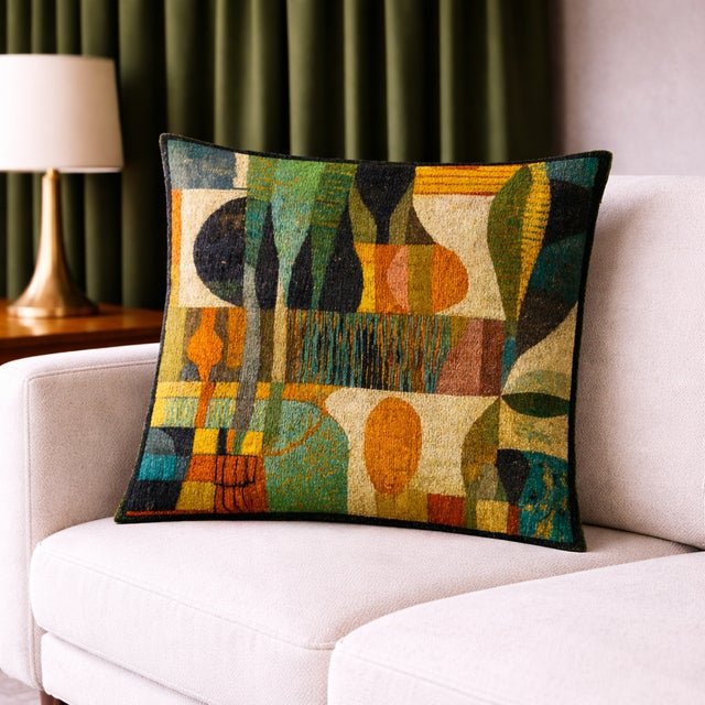 Exquisite Luxury Mid-Century Modern Sofa Cushions / Pillows For Sale - Image 4 of 5