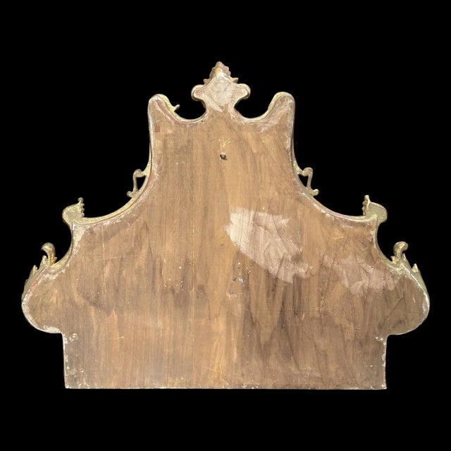 Antique Italian Gilded Twin Headboards With Tufted Upholstery, Pair For Sale - Image 9 of 9