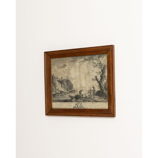 19th Century France Sienna Wood Print For Sale - Image 13 of 15