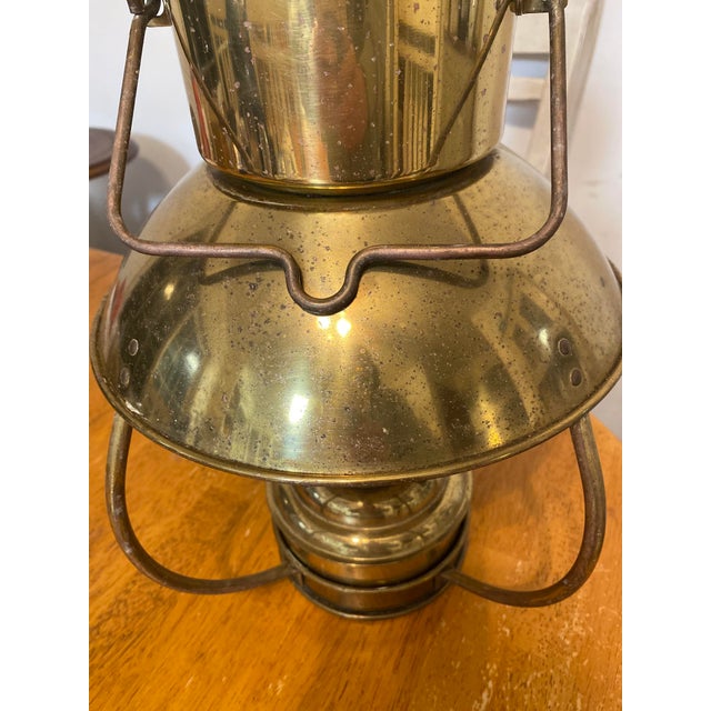 20th Century Trawler Ideal Brenner Brass Nautical Oil Lamp Chairish