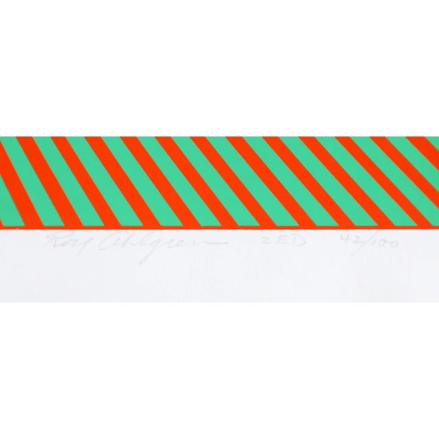 Artist: Roy Ahlgren, American (1927 - 2011) Title: Homage to the Cross II Year: circa 1970 Medium: Serigraph, signed and...