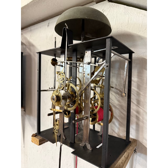 A Late 19th Century Morbier Works for a Tall Case Clock From Jobert Horloger at St Laurent Mâcon For Sale - Image 13 of 15
