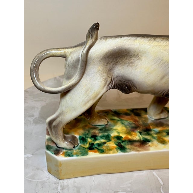 Late 20th Century Mottahedeh Porcelian Lion Figure, Italy For Sale In Charlotte - Image 6 of 10