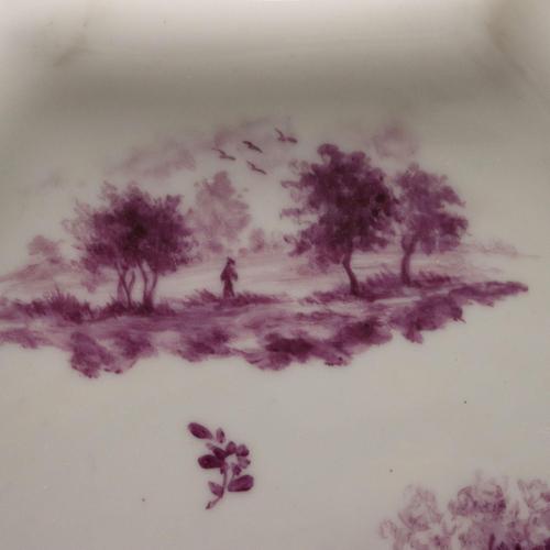 Tray and Six Porcelain Cups from Sèvres, Set of 7 For Sale - Image 9 of 10