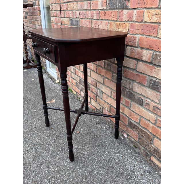 Wood 19th Century English Side Table For Sale - Image 7 of 13