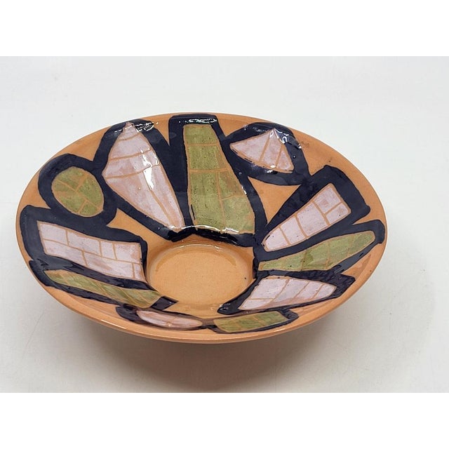 Mid-Century Modern Ceramic Candlestick by Gabrielle Mackiewicz, France, 1950 For Sale - Image 3 of 13