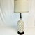 Mid-Century Modern 1960s Mid-Century Modern Boho Chic Geometric Ceramic Table Lamp, New Shade. For Sale - Image 3 of 12
