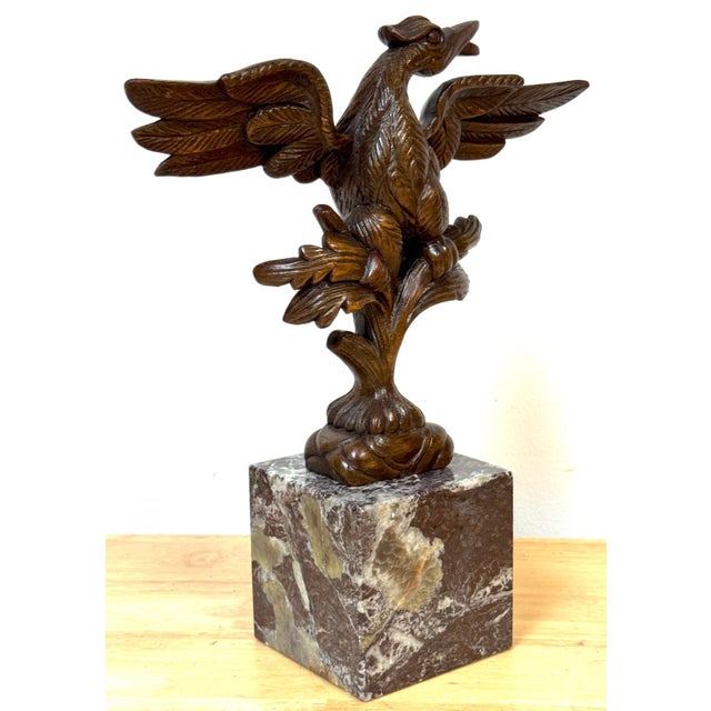 Georgian Carved Mahogany Eagle Ornament, in the Manner of Thomas Chippendale For Sale - Image 12 of 18