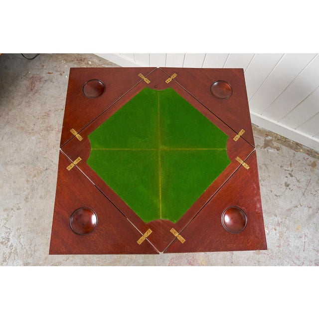 Edwardian Envelope Card Table For Sale - Image 10 of 18