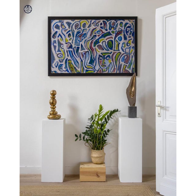 Roland Berger, Floating Pillar, Bronze For Sale - Image 4 of 5