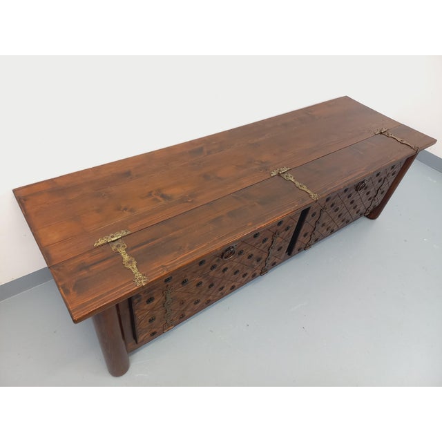 Vintage Brutalist Sideboard by Georges Robert, 1960s For Sale - Image 6 of 18