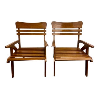 Vintage Armchairs by Carlo Pagani, 1950s, Set of 2 For Sale