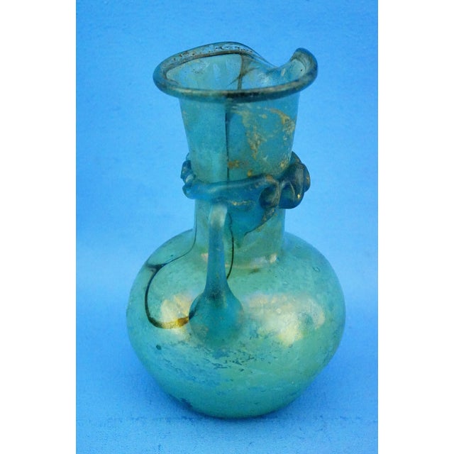 1960s Iridescent Scavo Murano Glass Vase Jug attributed to Cenedese / Toso, 1960s For Sale - Image 5 of 18