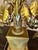 Brass Pair of Mid-Century Italian Gilt Botanical Candelabra Lamps For Sale - Image 8 of 12