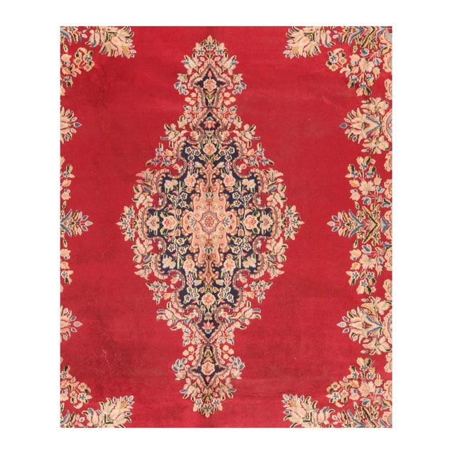 Traditional Vintage Kerman Rug 10'0'' X 13'5'' For Sale - Image 3 of 3