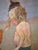 Boho Chic 1970s Painting of Children Playing in Beach by Anton Sipos For Sale - Image 3 of 8