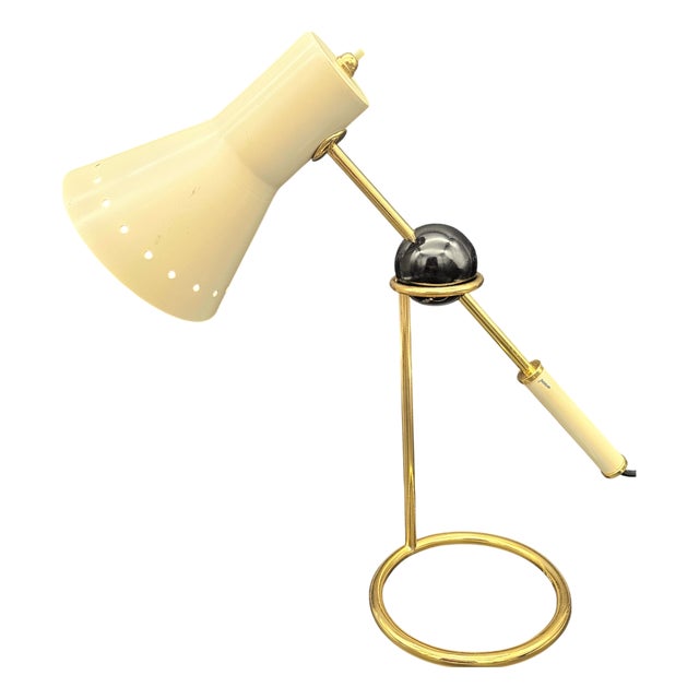 Mid-Century Modern Scandinavian Table Lamp, 1950s For Sale