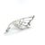 1990s 1990s Tiffany & Co Goose Brooch Sterling Silver Estate For Sale - Image 5 of 8