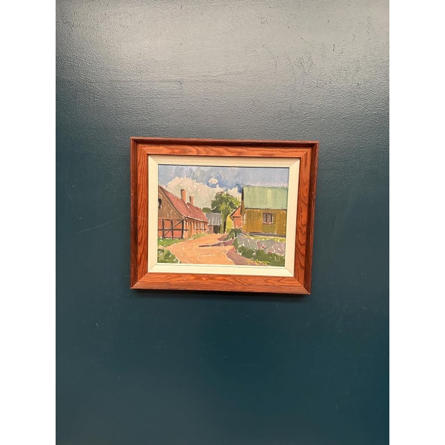Henry Mayne, Skånemotiv, 1960s, Oil on Panel For Sale - Image 18 of 18