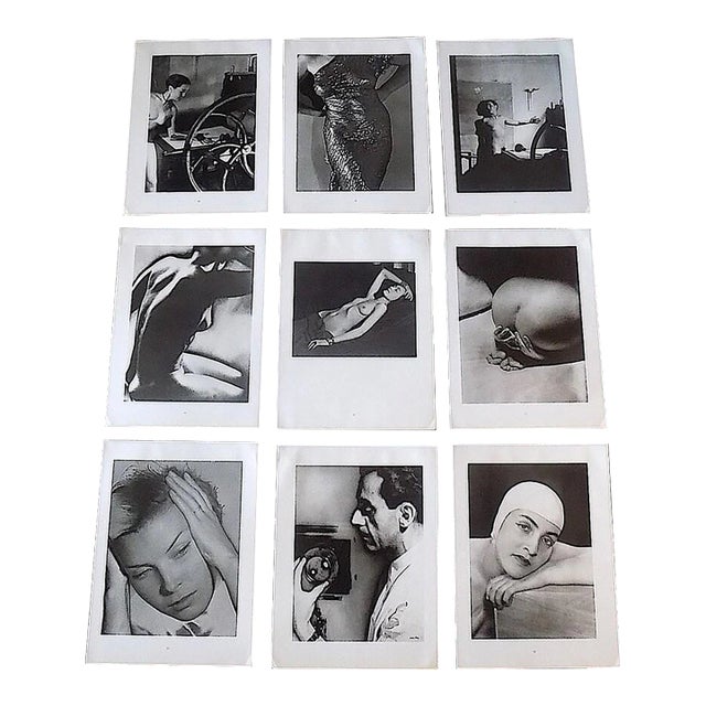 Vintage Man Ray Surrealist Female Photographic Prints - Set of 9 For Sale