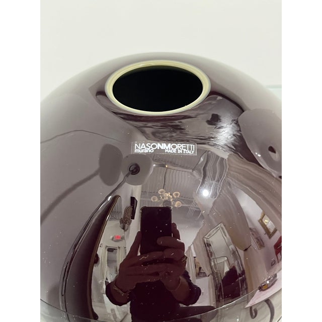 2000 - 2009 Murano Glass Vase by Nasson Moretti For Sale - Image 5 of 7